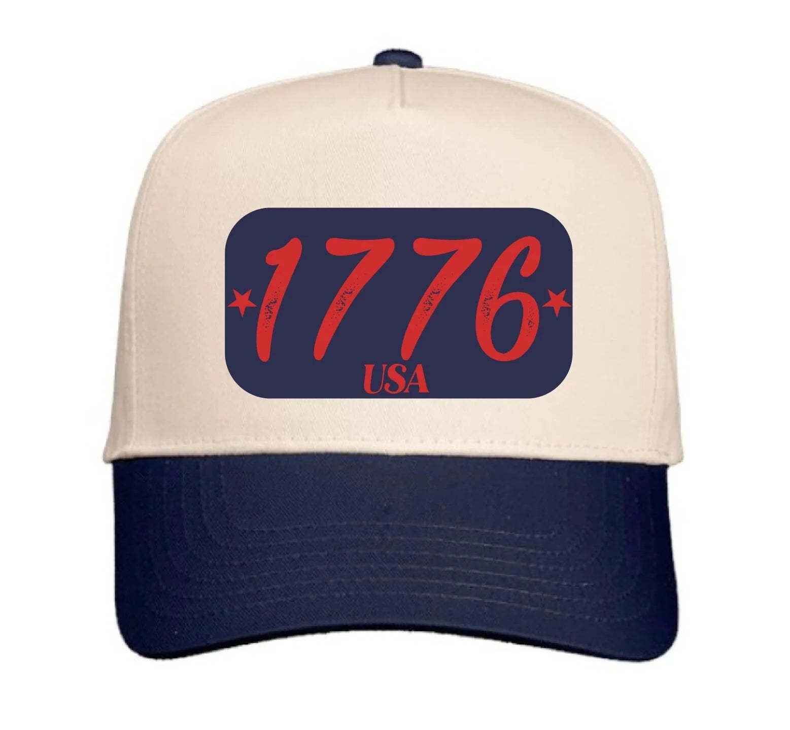 1776 USA Two Toned Ball Cap