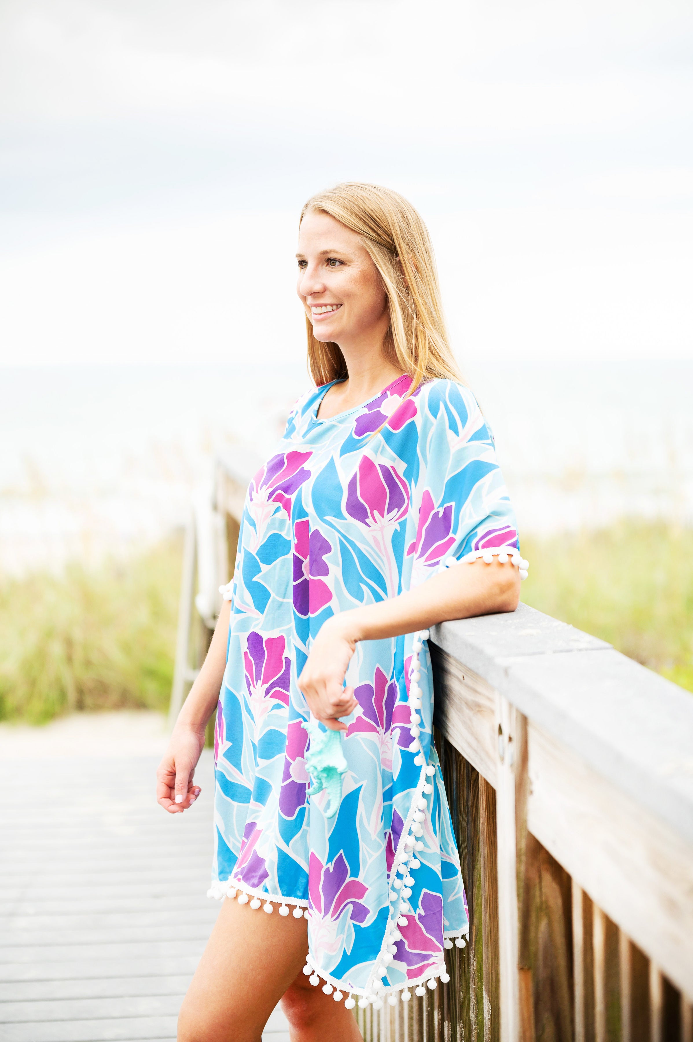 Get Lost Pom Pom Cover-Up