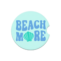 Beach More Car Coaster 2pc Set