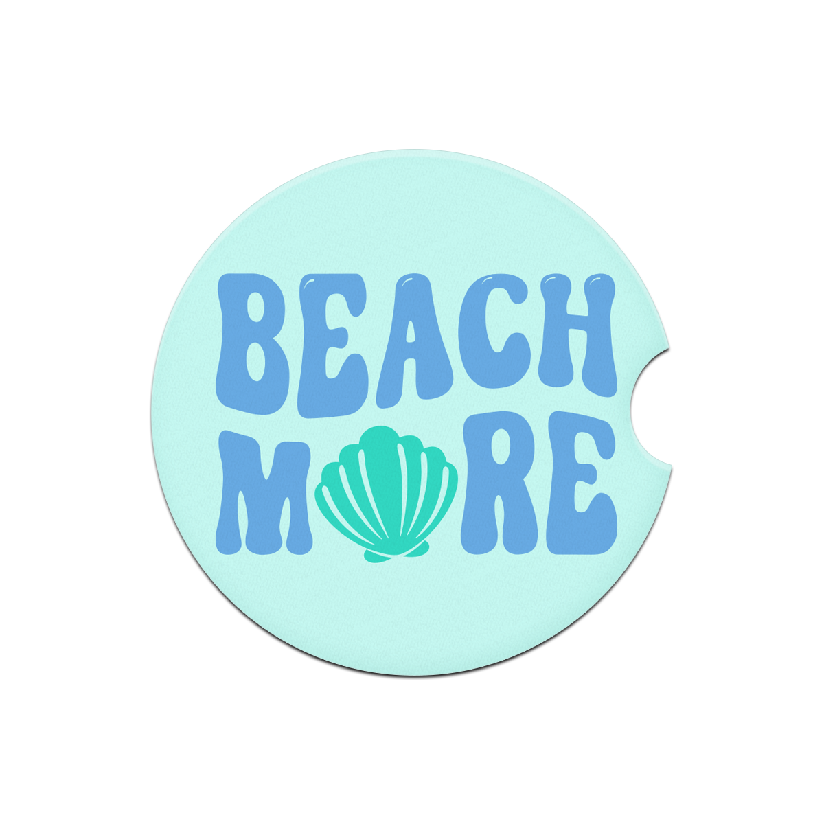 Beach More Car Coaster 2pc Set
