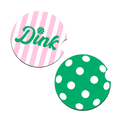 Dink Pickleball Car Coaster 2pc Set