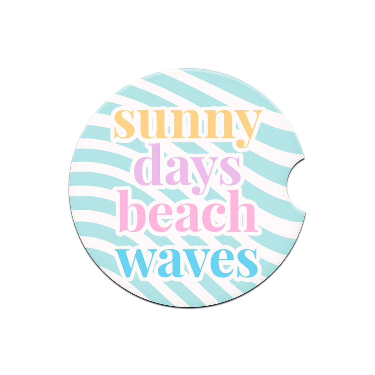 Sunny Days Car Coaster 2pc Set