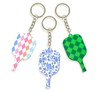 Pickleball Paddle Keychain