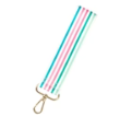 Tulum Stripe Keychain Wristlet