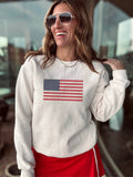 American Flag Softstyle Sweatshirt