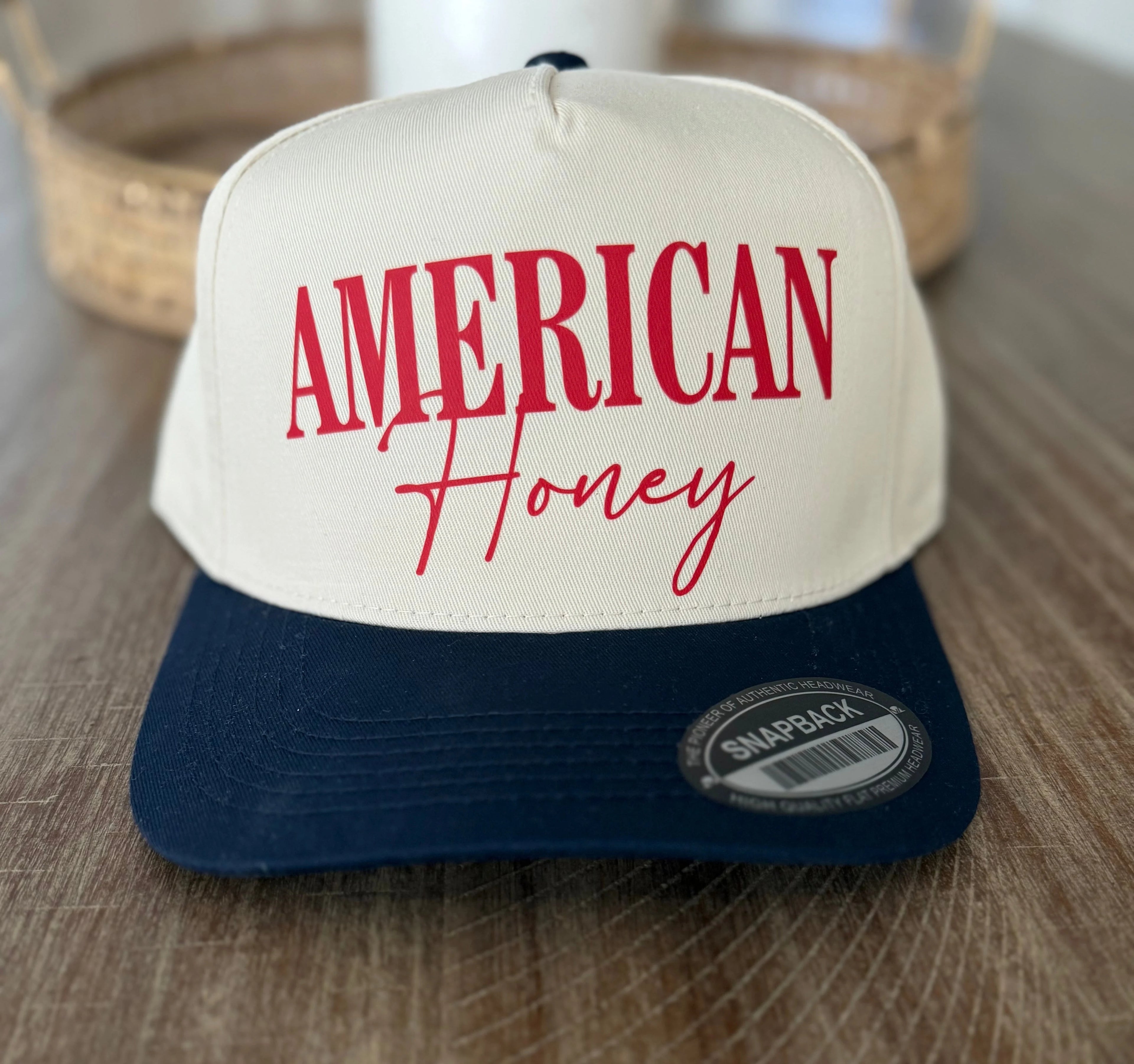 American Honey Two Toned Ball Cap