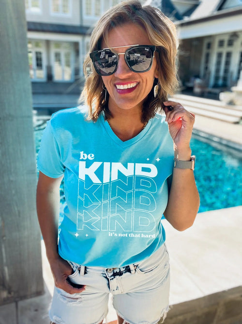 Be Kind It's Not That Hard Vneck Tee