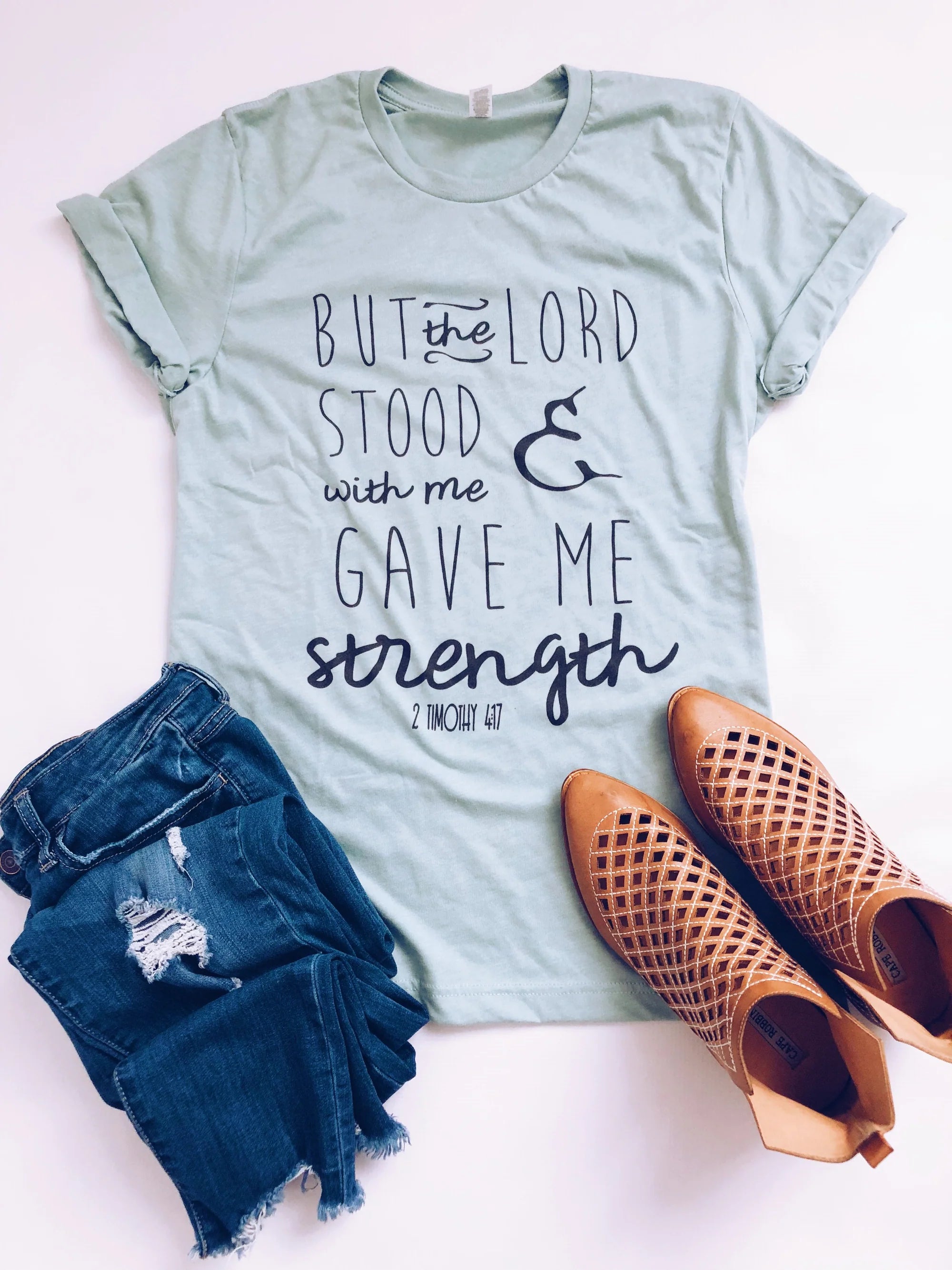 But The Lord Stood With Me Tee