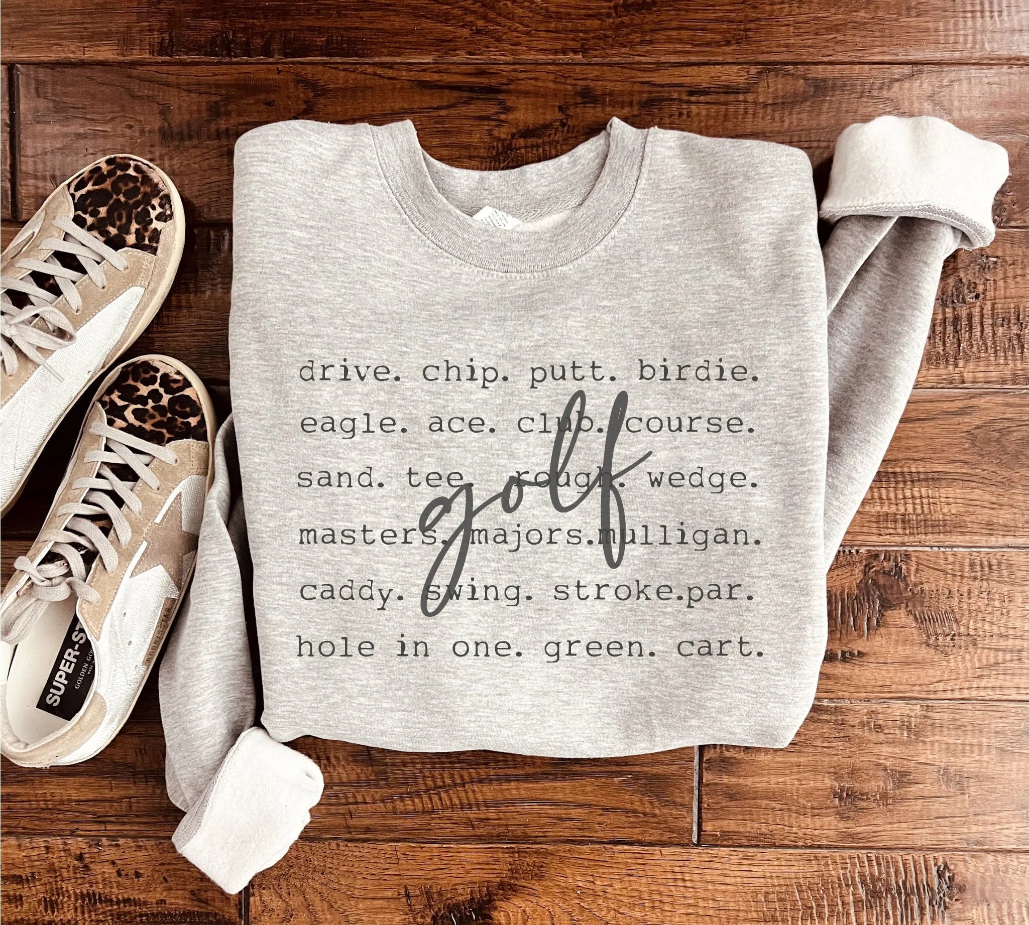 Golf Words Basic Sweatshirt