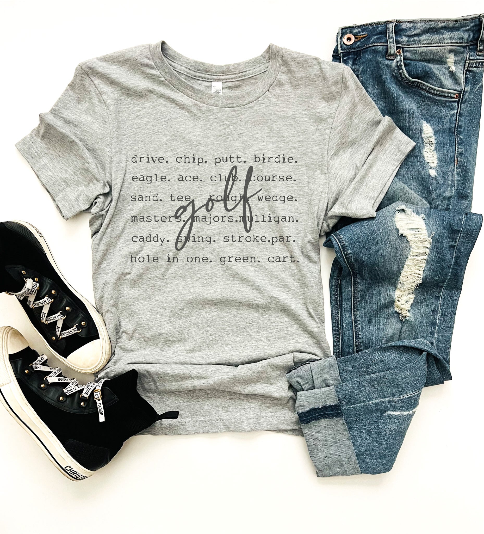 Golf Words Tee