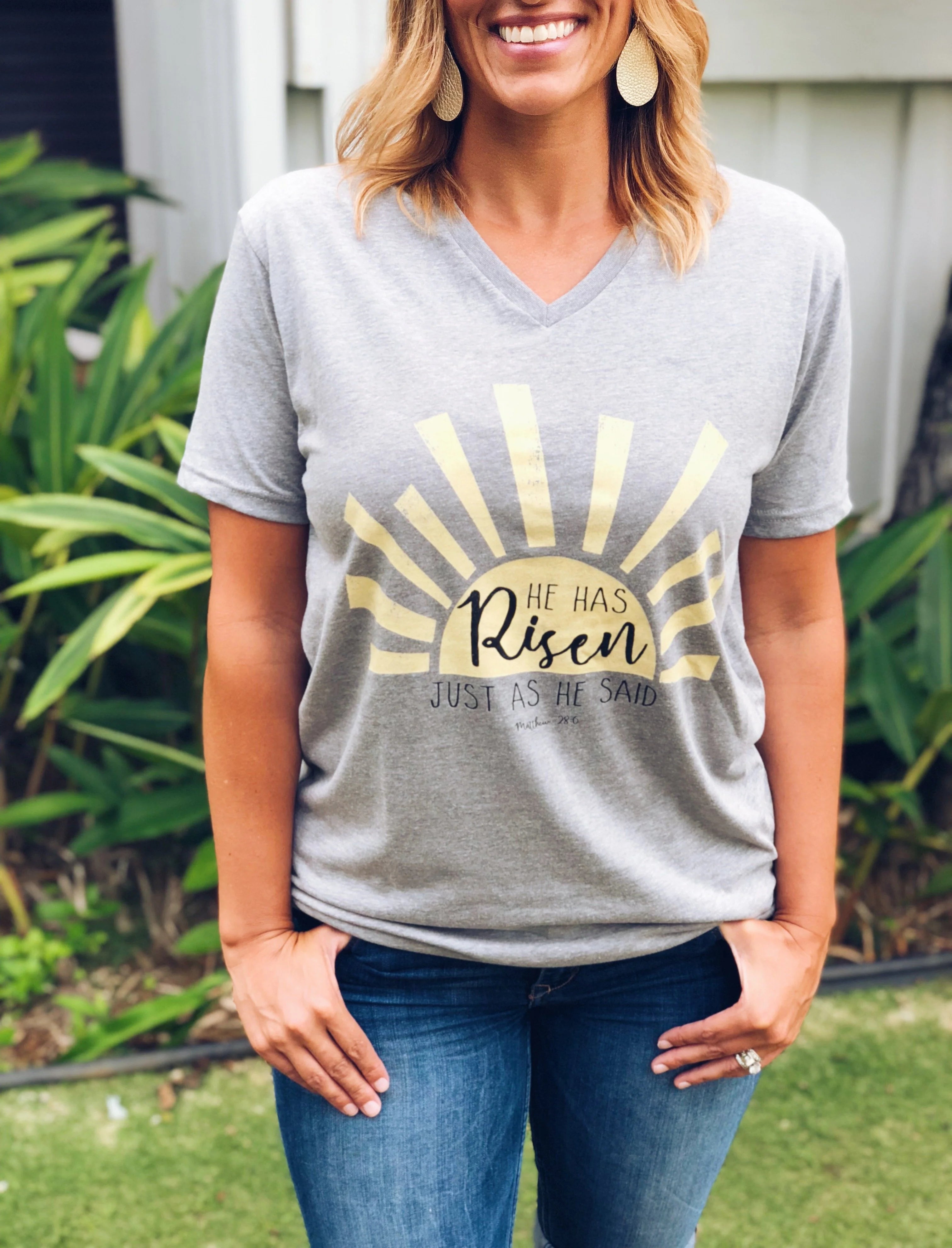 He Has Risen Tee