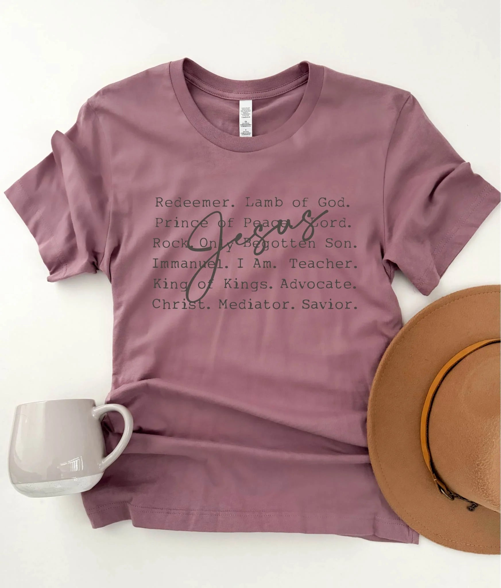Jesus Words Tees