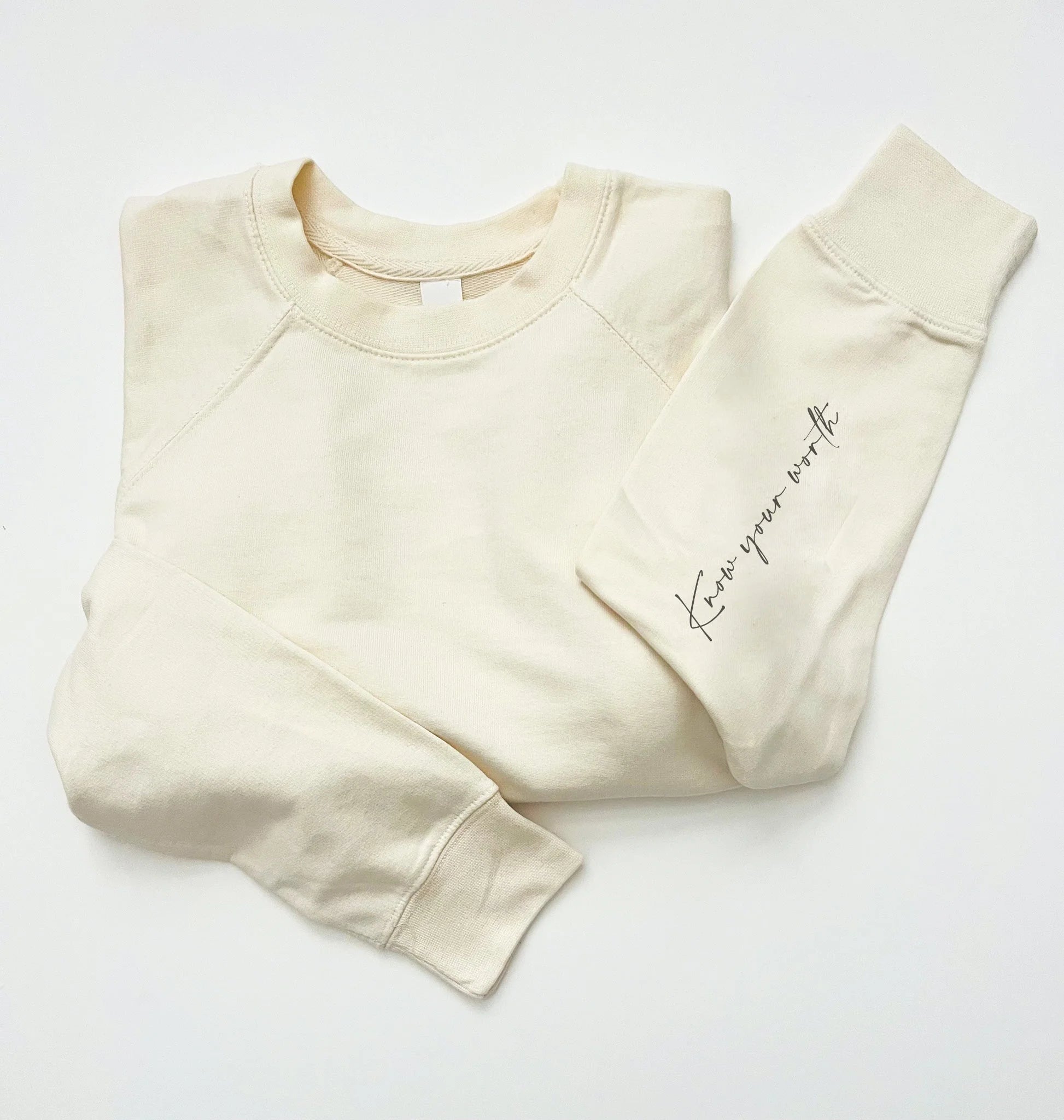 Know Your Worth French Terry Sweatshirt