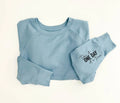 One Day at a Time Sleeve Print French Terry Pullover