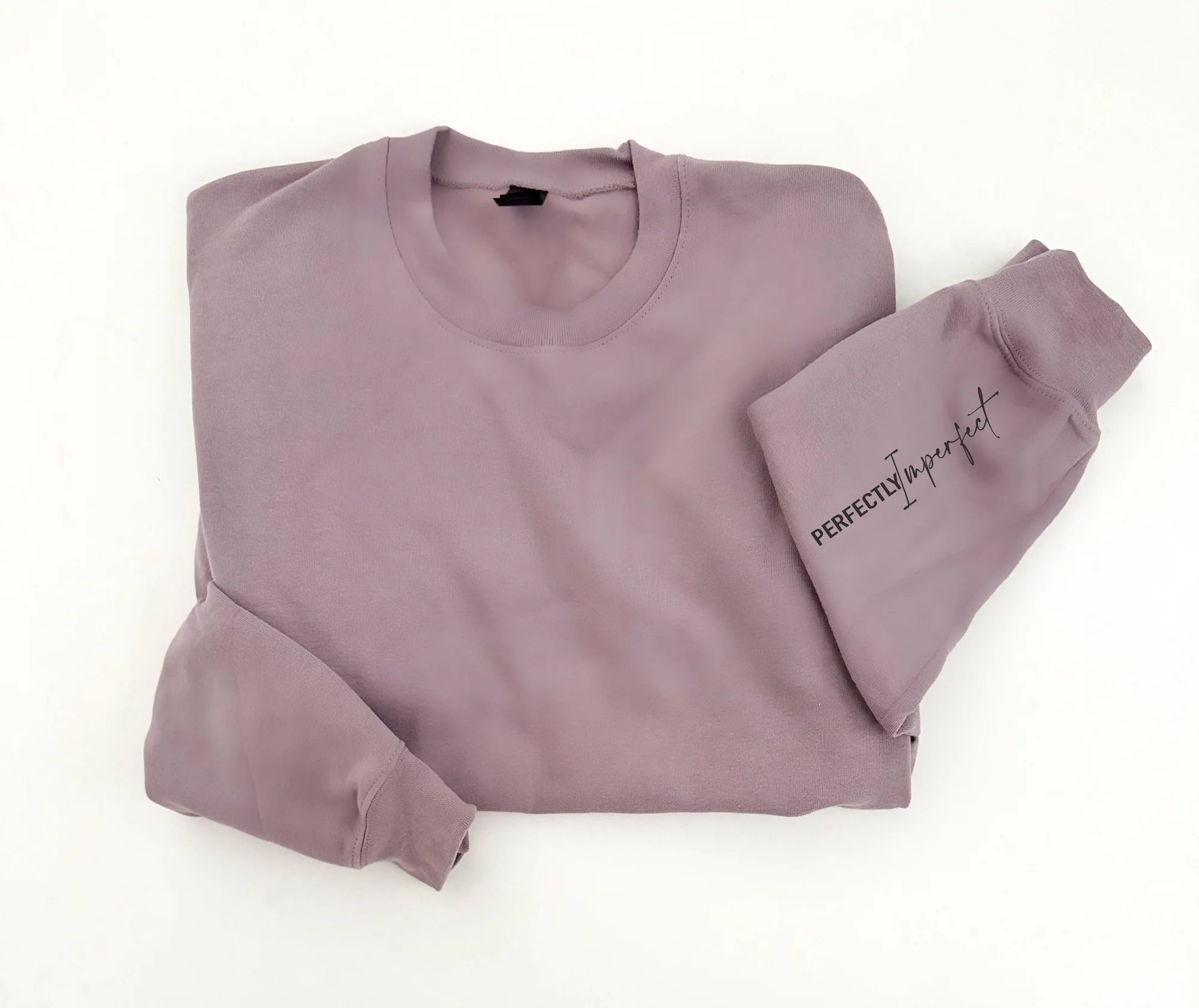 Perfectly Imperfect Sleeve Print Sweatshirt