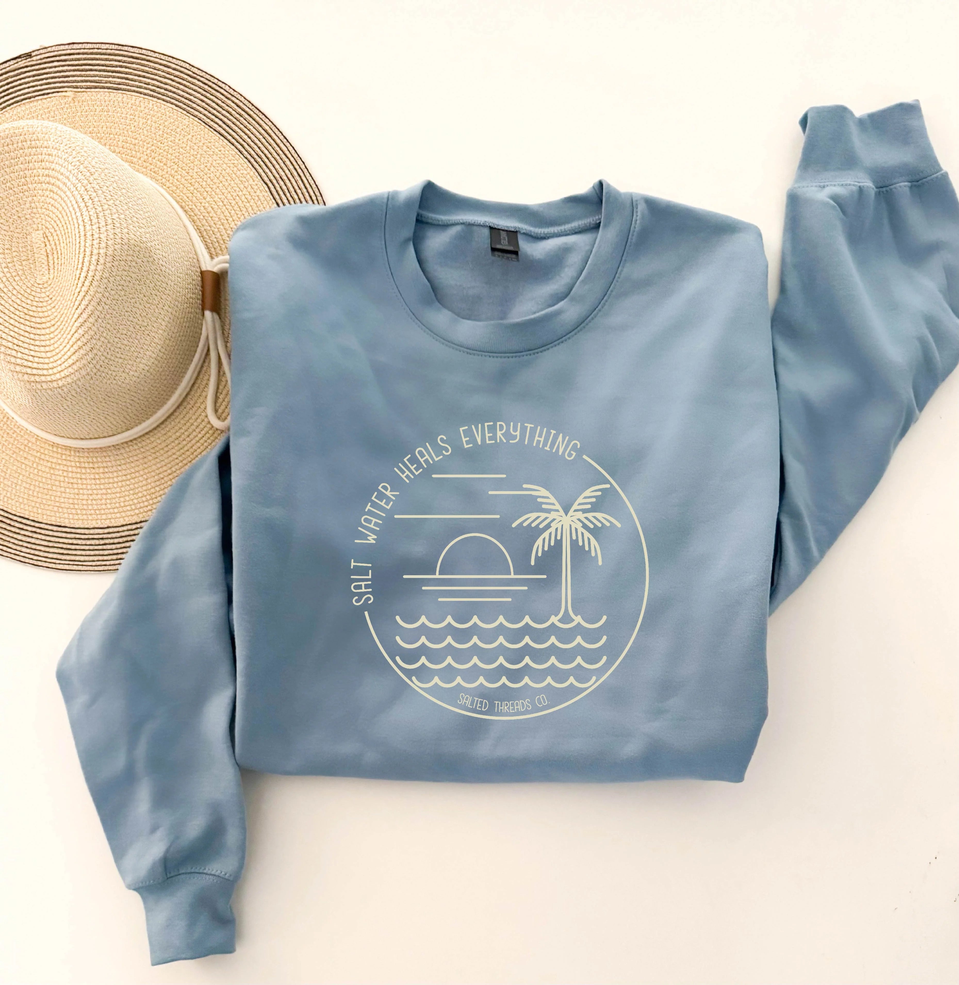 Saltwater Heals Everything Softstyle Sweatshirt