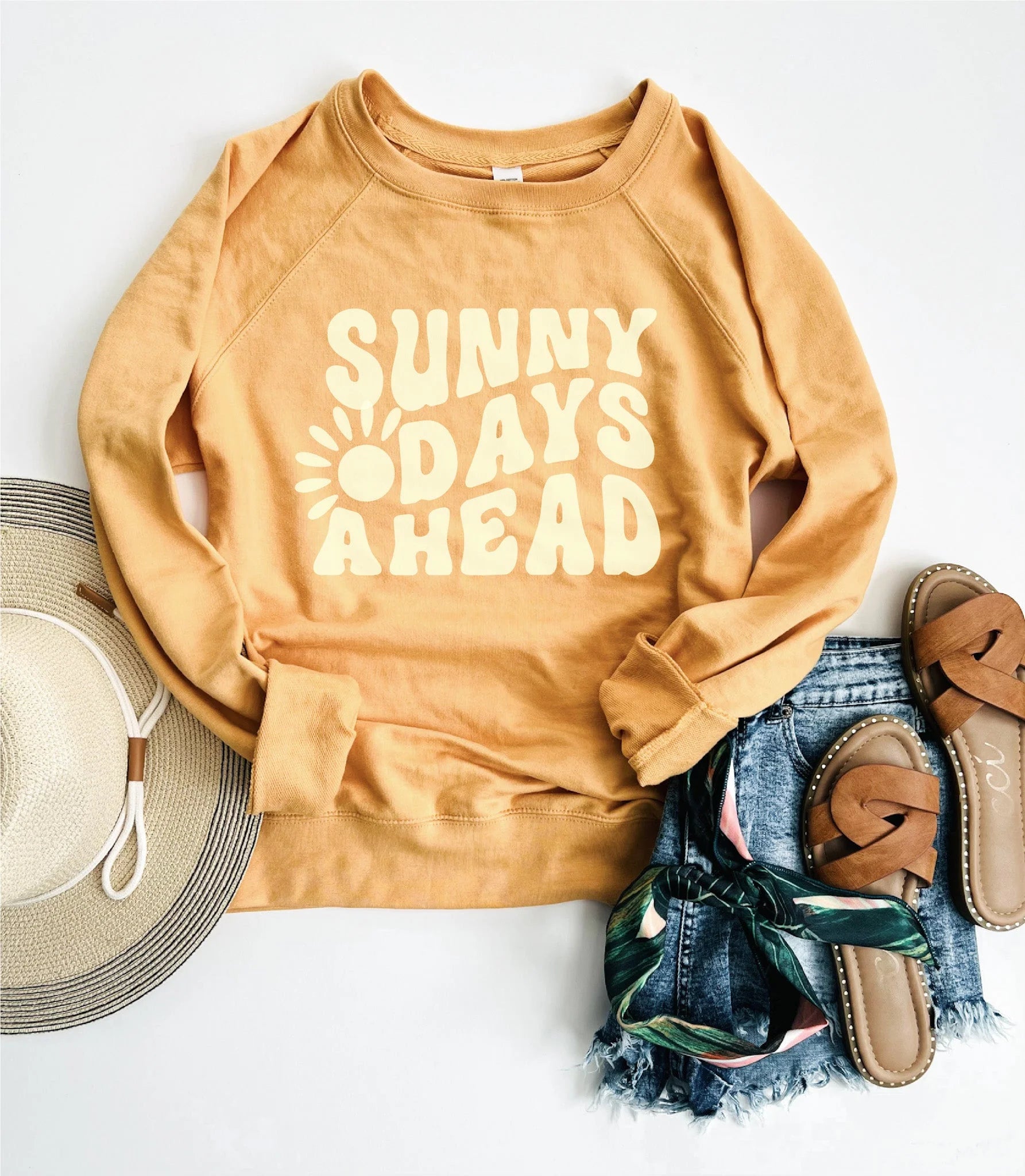 Sunny Days Ahead French Terry Raglan