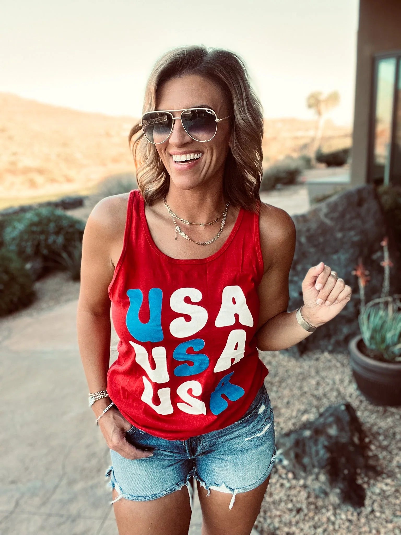 USA Unisex Tank